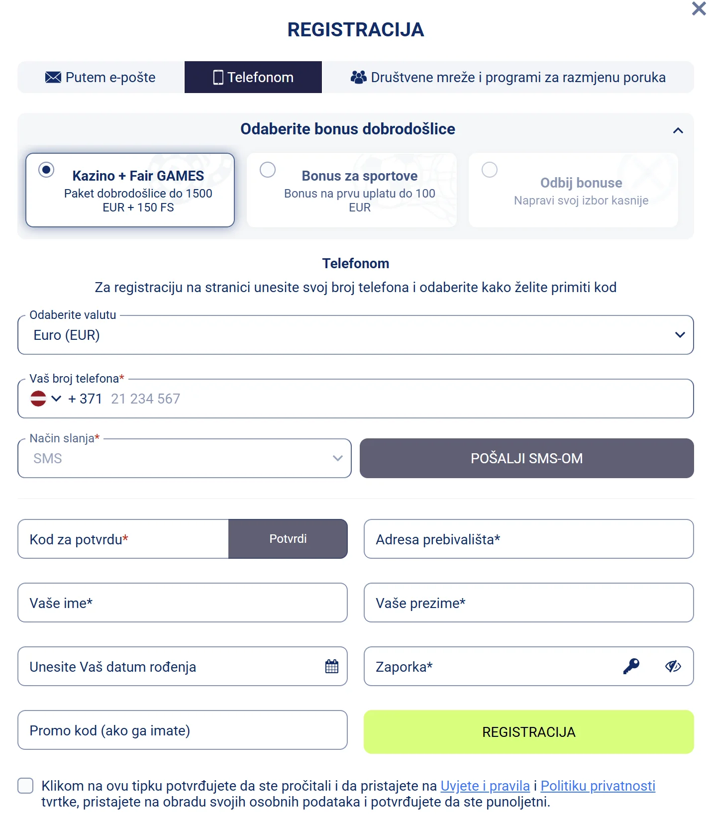 Registrtaion