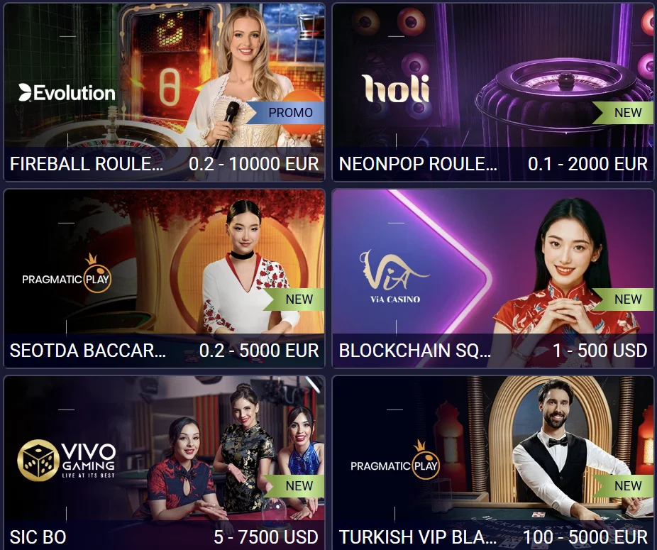 Live casino